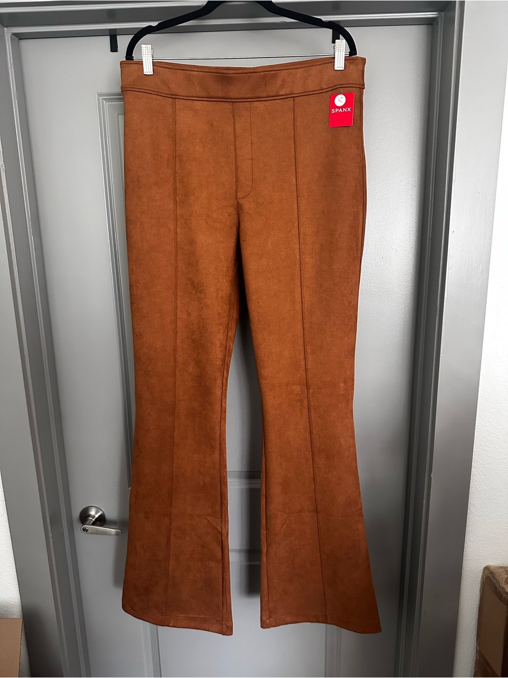 SPANX | Faux-Suede Flare Pants (Tall)